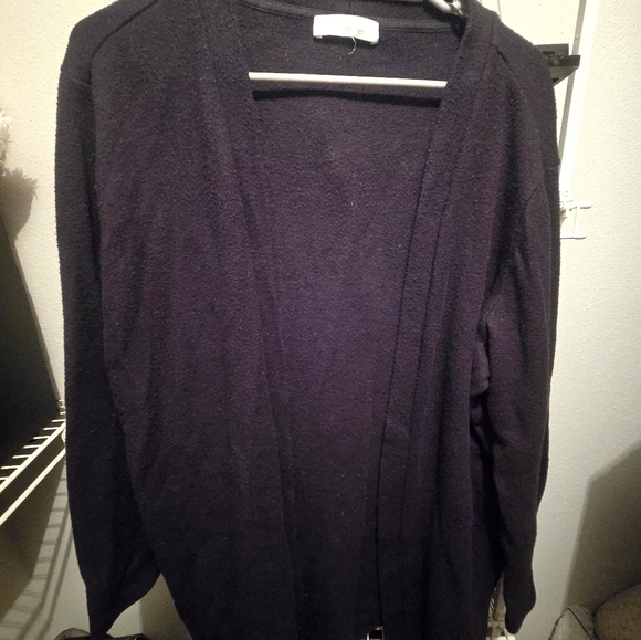 Women's Adyson Parker Long Sleeve Black Cardigan (XL) - Picture 2 of 5